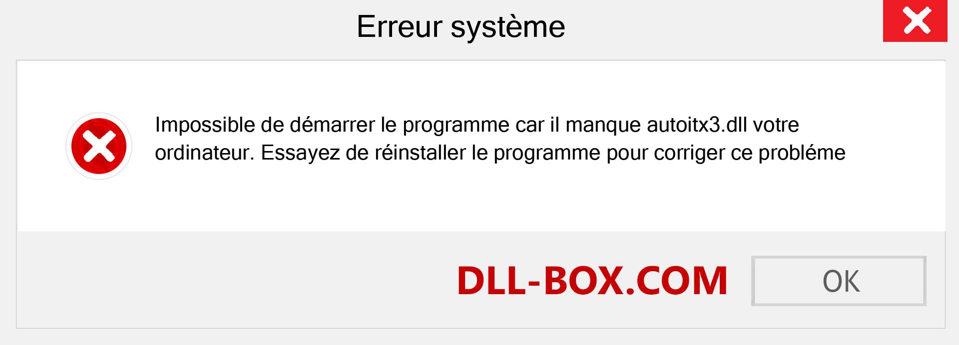 Le fichier autoitx3.dll est manquant ?. Télécharger pour Windows 7, 8, 10 - Correction de l'erreur manquante autoitx3 dll sur Windows, photos, images